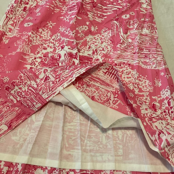 Lilly Pulitzer Sundress Cotton Retro Print  Pink size 6 - Picture 4 of 4
